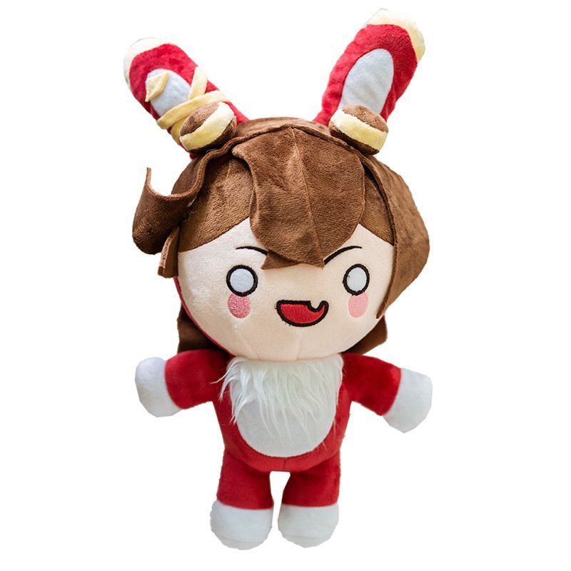 40cm Boneka Kelinci Genshin Impact Baron Bunny Amber Bahan Plush Untuk Cosplay