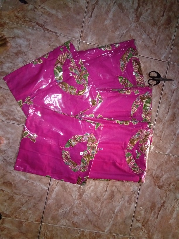 Atasan Batik Tunik Pakaian Wanita Bg0195