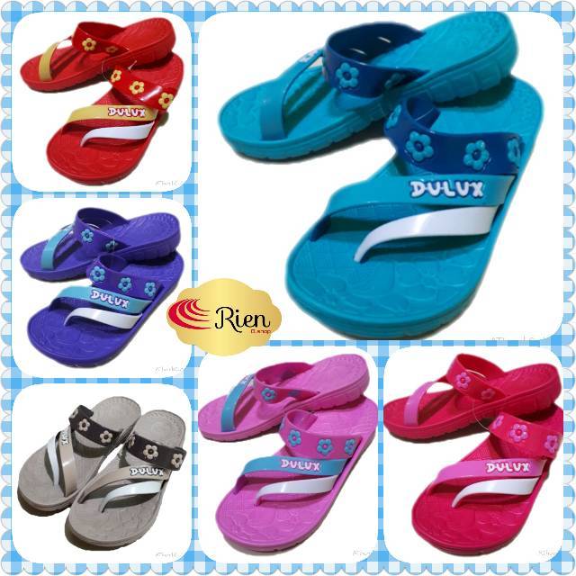 Sendal anak perempuan dulux jepit / sandal dulux anak perempuan