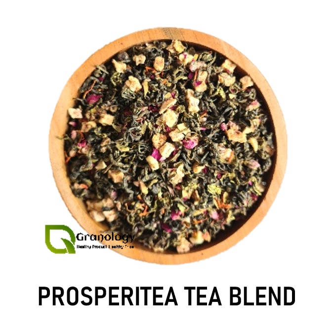 Caramel Green Tea with Apple &amp; Flowers / Prosperitea (100 gram)