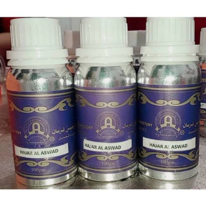BIBIT PARFUM HAJAR AL ASWAD ABDUL RAHMAN QURBAN ORIGINAL 100gr / MINYAK HAJAR AL ASWAD ABDUL RAHMAN 