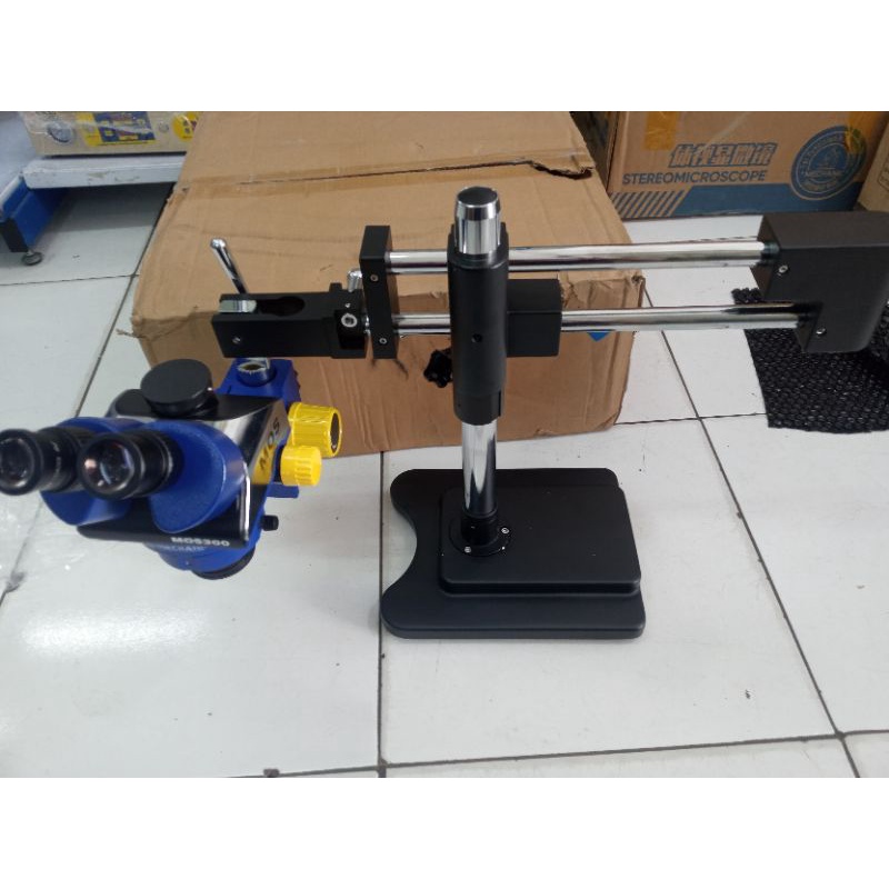 Microscope Trinokular MECHANIC MOS300-L2 PLUS LAMPU LED ORIGINAL