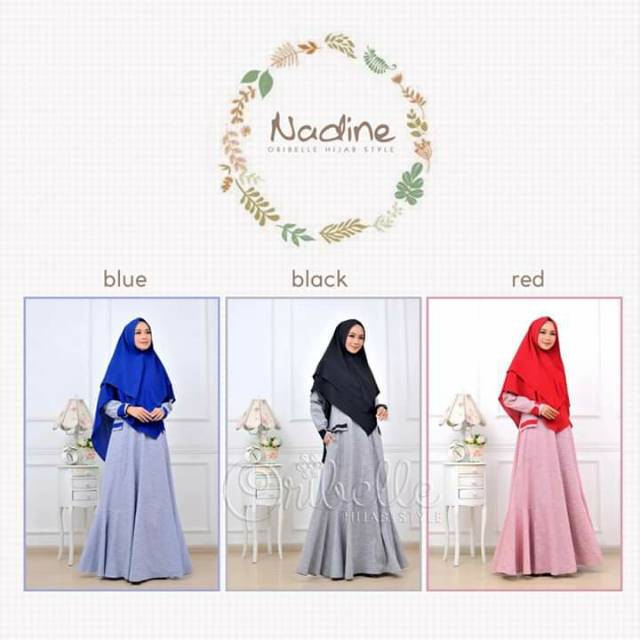 ORIBELLE GAMIS DEWASA/ NADINE ORIBELLE/ DRESS ORIBELLE/ GAMIS SYAR'I ORIBELLE