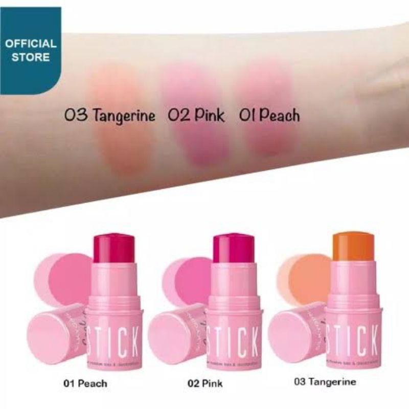 ❤ MEMEY ❤ SILKYGIRL Cool Chic Blush Stick 4g