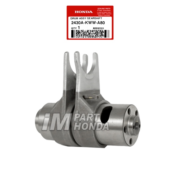 2430A-KWW-A80 Drum Assy Gear Shift Botolan Presneleng Revo 110 2011 2012 Revo Fi New Blade 110 Karbu