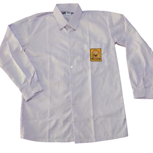 Baju Putih SMP SMA Lengan Panjang wanita kemeja seragam putih