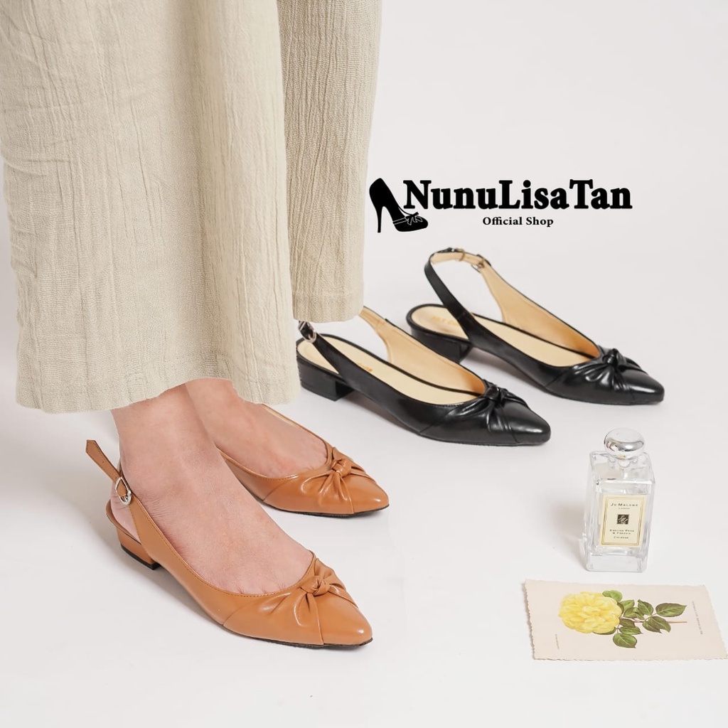 NunuLisaTan - High Heels Wanita Korea 3cm Murah