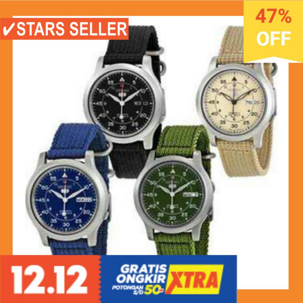 JAM COWOK MASA KINI MURAH TERBARU GSHOK HITAM / Jam Tangan Seiko 5 Automatic Original