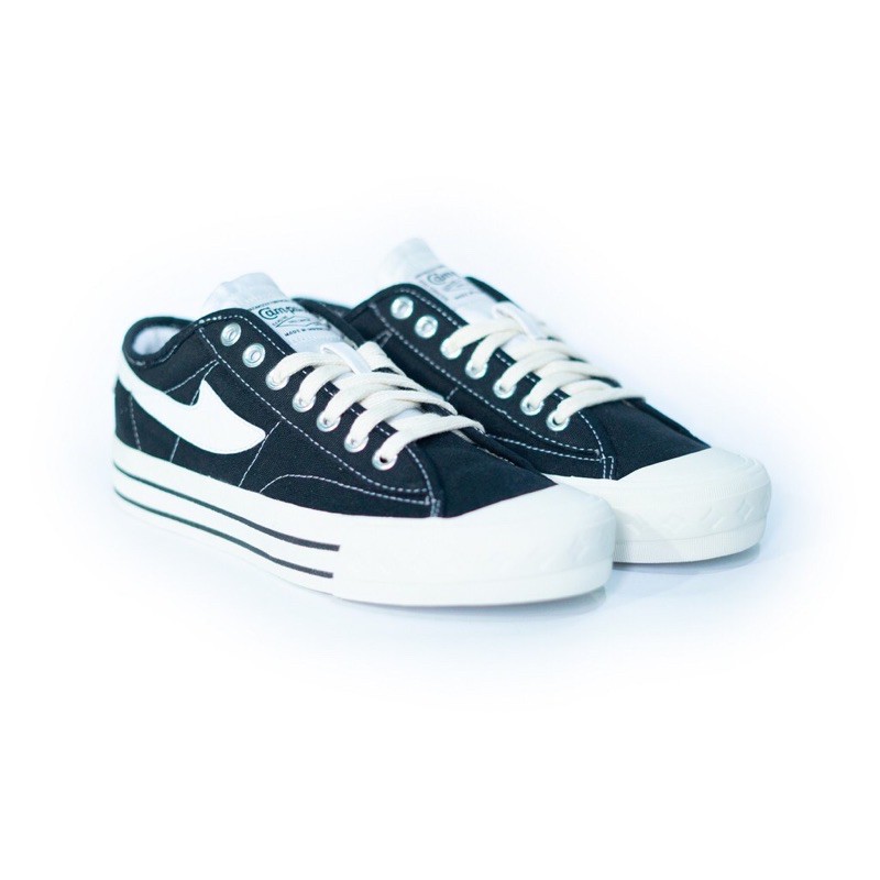 Sepatu Campuss RETROGRADE "RENEGADE" Low Cut Black White  Sneakers Vulcan