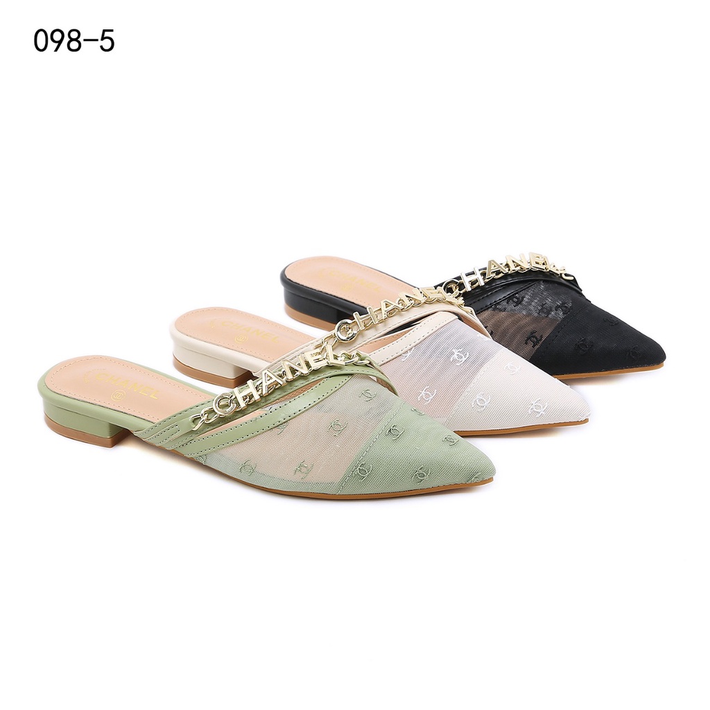 CH CC Mesh Flat Heel Shoes 098-5