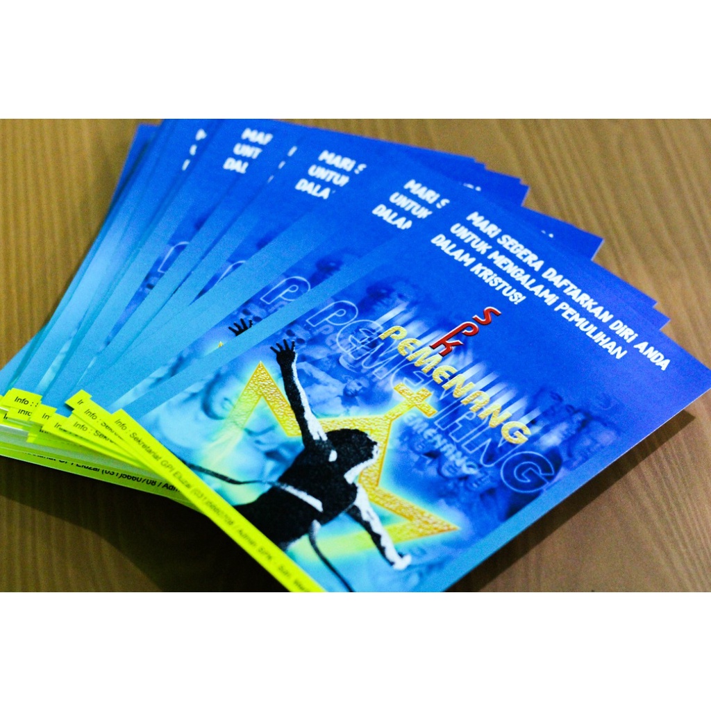 

CETAK BROSUR MURAH | UKURAN A6 / CETK BROSUR MURAH / BROSUR FULL COLOR / 1 RIM (500 LEMBAR)