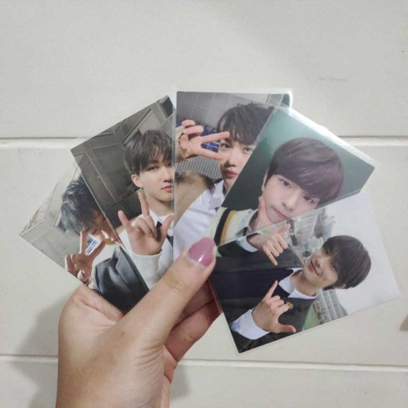 pc stray kids go live member copy / memcop bangchan, changbin, felix, seungmin, i.n photocard