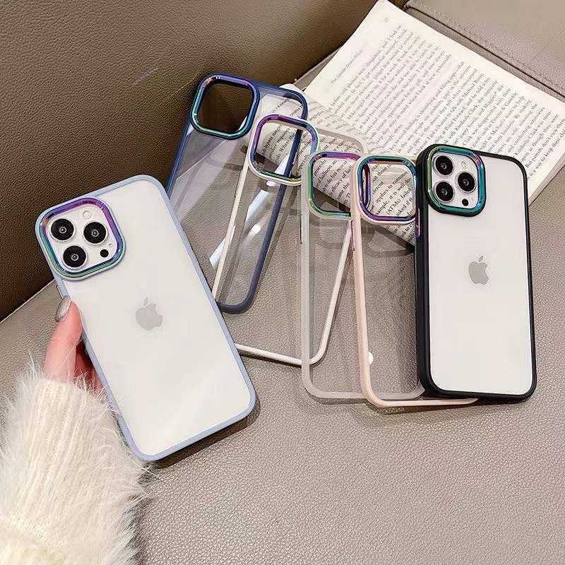 Crystal Case Luxury Camera Aurora Iphone For 11 Pro Max Xr X Xs Max Shini Glass Transparant