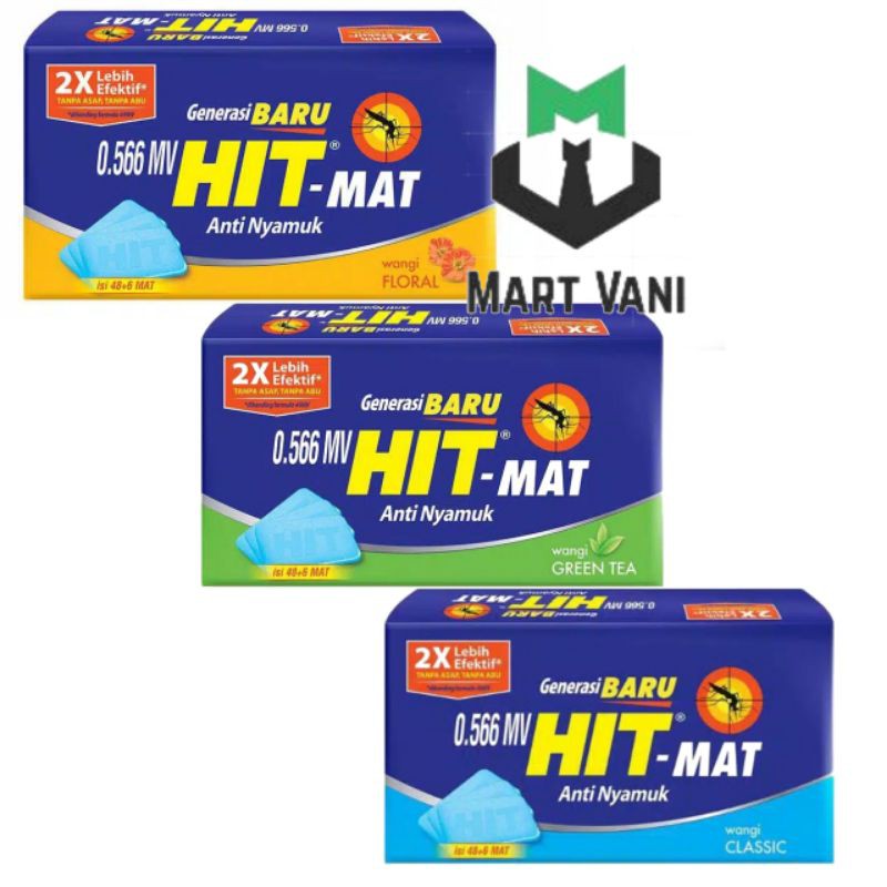 HIT MAT ELEKTRIK ISI ULANG 48+6pcs (belum termasuk alat)