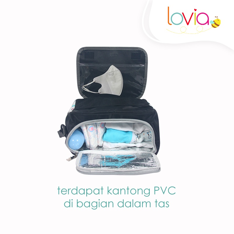 Kiddy Tas Susu Asi Bayi Cooler Bag Pinata Cooler Bag Gratis Ice Gel /  50045