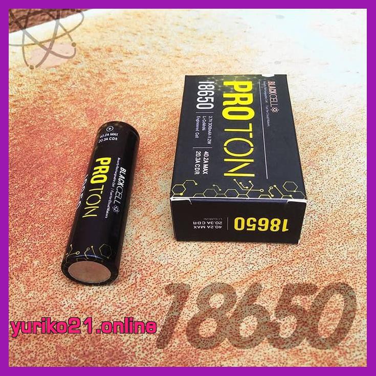 Authentic Blackcell Proton Battery 40A 3018Mah 3018 Mah Baterai Vape