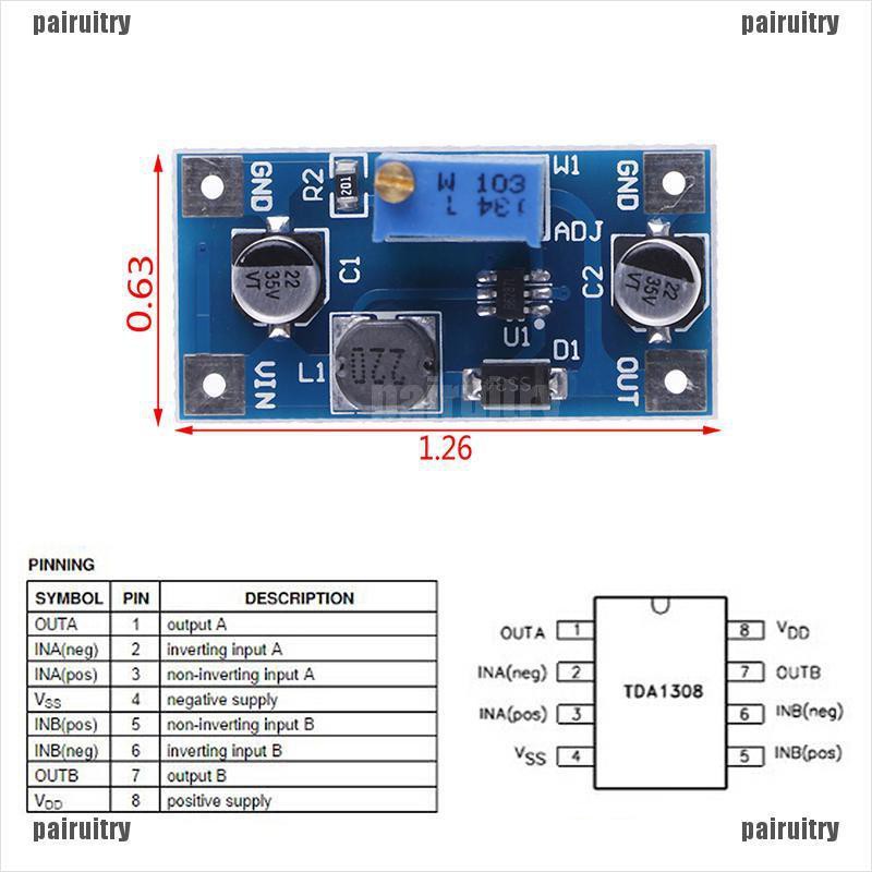 2a DC-DC boost step up volt converter power supply 2V-24V Ke 3v 5v