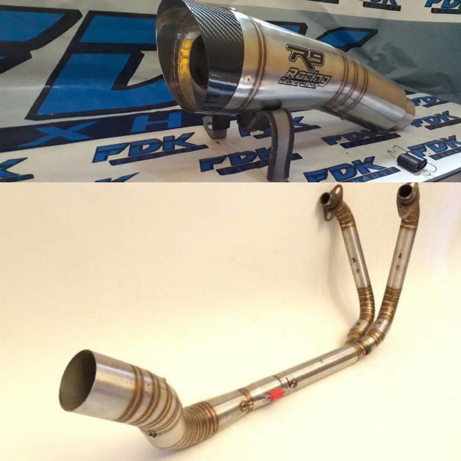 Baru Knalpot R9 H2 Titan Carbon.Untuk Motor.Ninja250Fi Sale