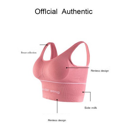 LM-0050 Sport Bra Wanita Bra Olahraga Tank Top Push Up Bra Tanpa Kawat Elastis Sexy 3107