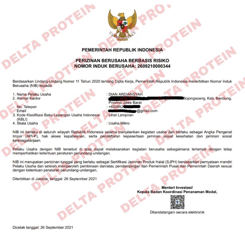 WHEY PROTEIN DELTA PROTEIN BUBUK KEDELAI PROTEIN 5 kg