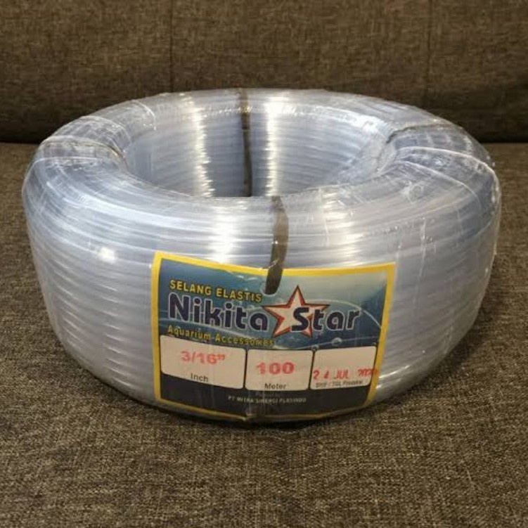 Selang Aerator NIKITA 1 Roll Airator Aerasi Non Puso Aquarium Akuarium