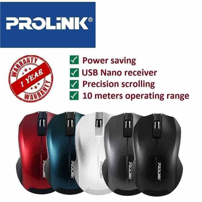 Mouse Wireless Prolink Pmw6001 (Garansi Prolink Resmi)