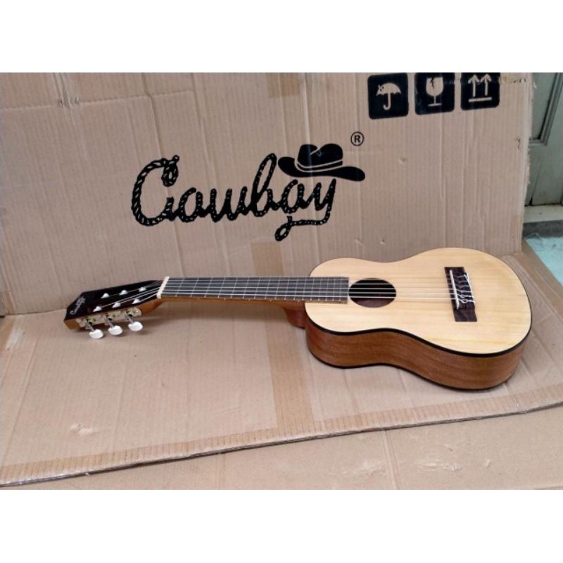 gitar cowboy gitarlele gitar junior bonus tas capo dan pick original cowboy