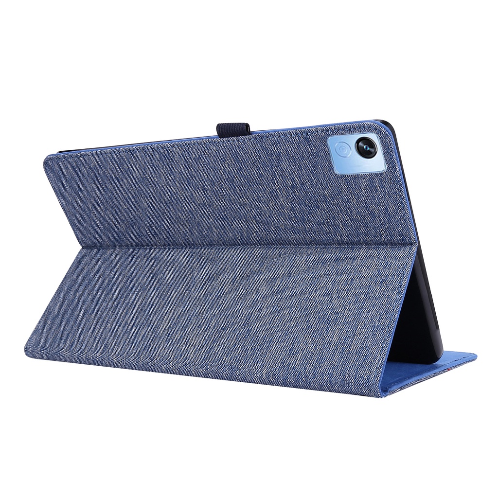 Flip Case Dompet Kulit Tekstur Anyaman Holder Kartu Untuk Realme Pad X 10.95 &quot;2022 RMP2107 RMP2108 5G