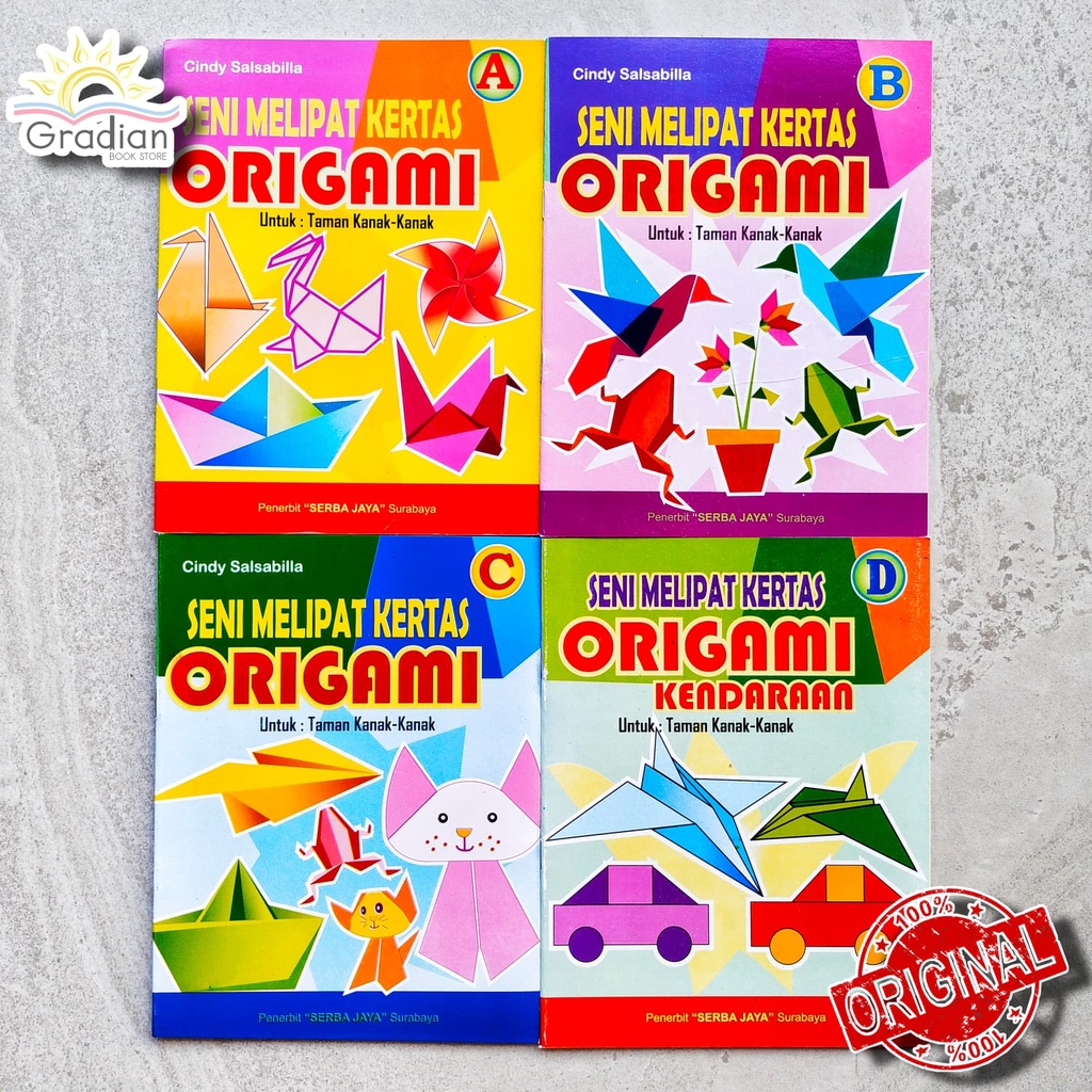 

BUKU SENI MELIPAT KERTAS ORIGAMI