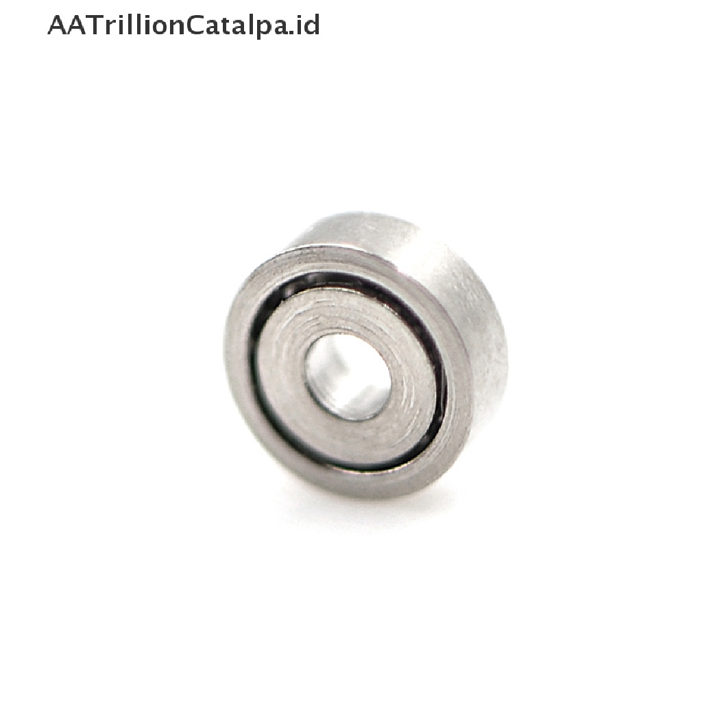 10 Pcs 681ZZ Miniatur Bola Bearings Micro Bahan Metal Ukuran 1x3 X 1mm