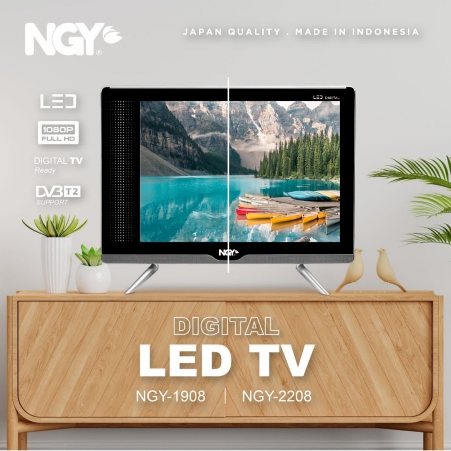 NAGOYA DIGITAL LED TV 19 INCH NGY-1908 DVB T2