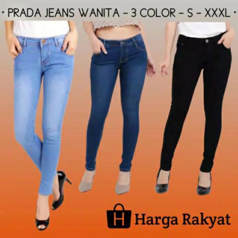 Celana jeans wanita//celana wanita// SKINY JEANS PREMIUM