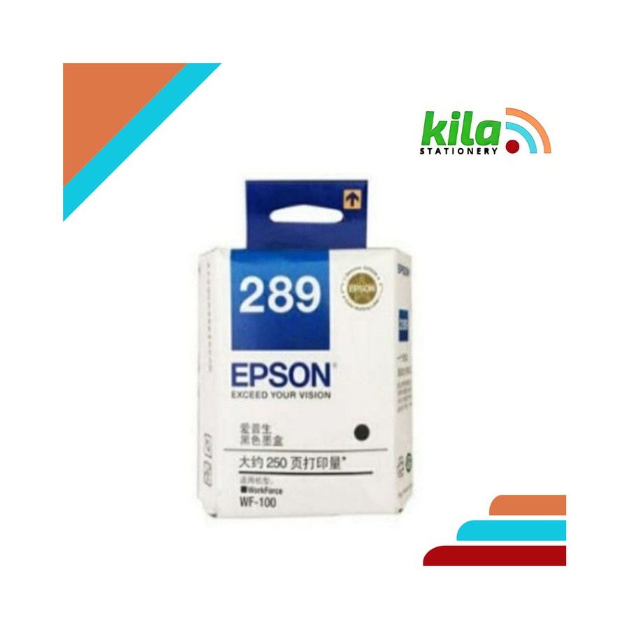 Tinta Epson 289 Black = Printer Epson WorkForce WF - 100