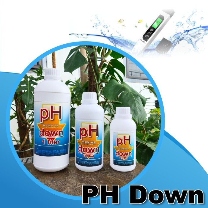 PH DOWN 1 Liter Kandungan Nutrisi Phosphor untuk HIDROPONIK &amp; AKUARIUM