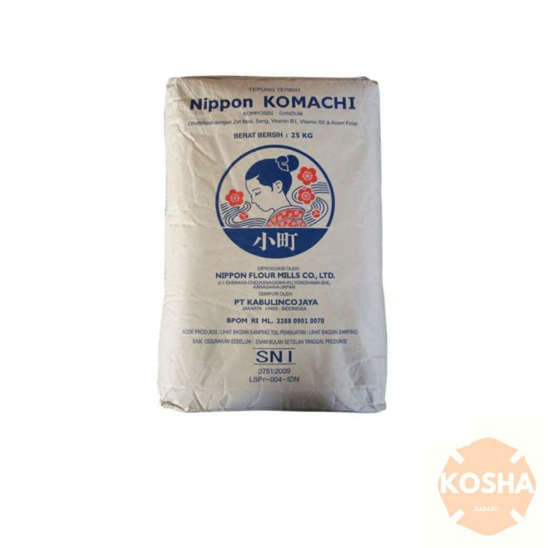 

tepung/Nippon komachi premium bread flour1kg(repack) / 1bag(25kg)