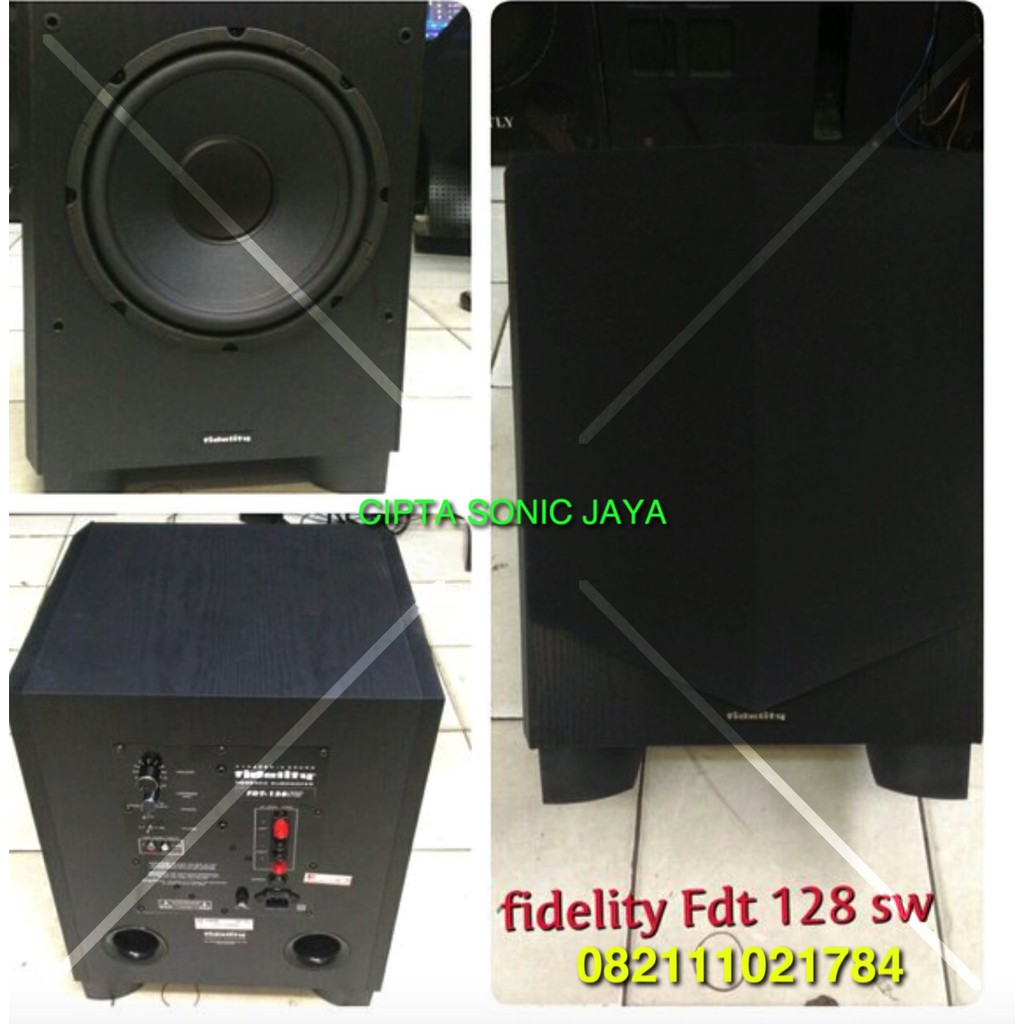 SPEAKER AKTIF Subwoofer Fidelity FDT-128 SW Original 12 INCH