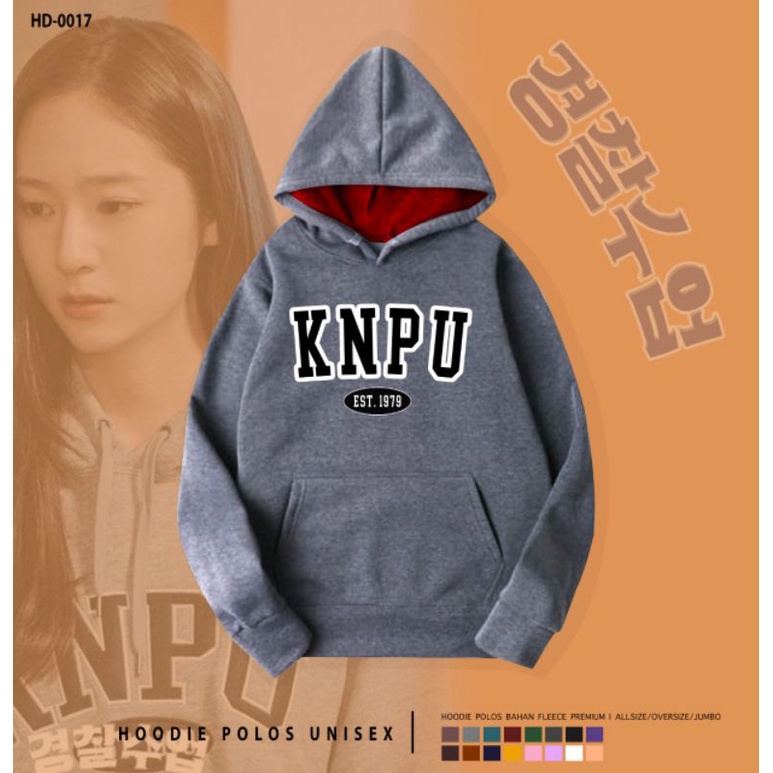 HOODIE KNPU PRIA &amp; WANITA/HOODIE POLICE UNIVERSITY/HOODIE K-DRAMA POLICE UNIVERSITY FLEECE