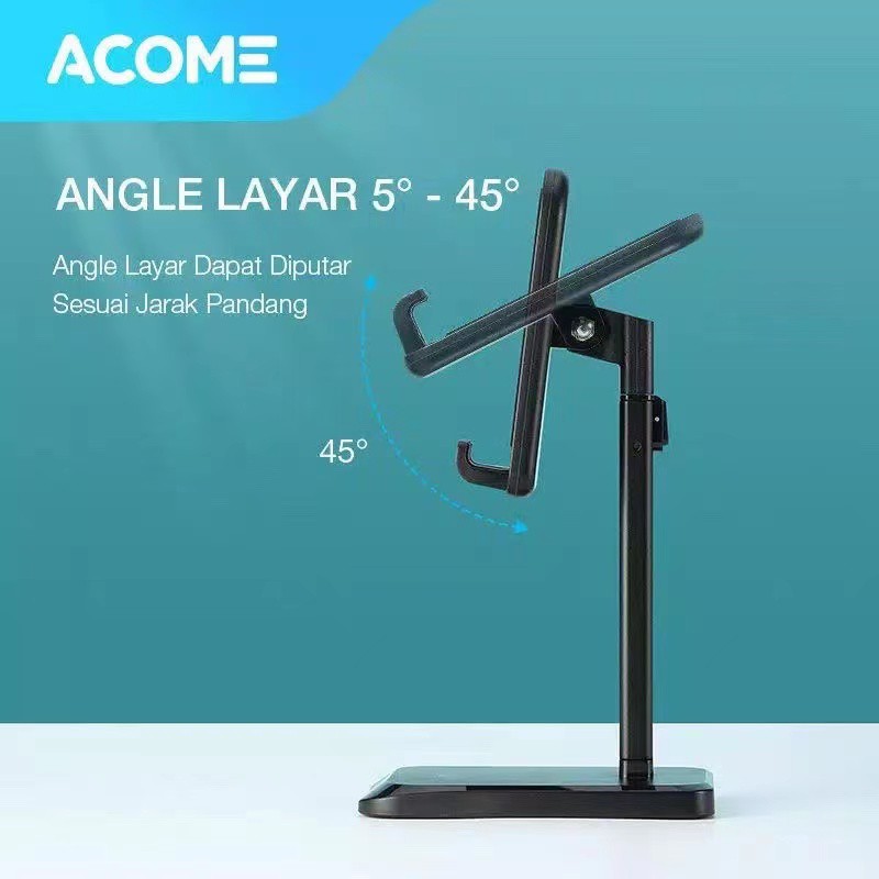 Acome Liftable Phone Holder Stand HP Tablet AH02 Garansi Resmi 1 Tahun