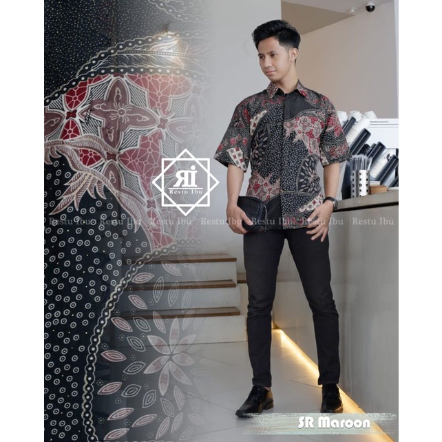 kmeja batik pria/kmeja lengan pendek pria/batik pria/kemeja batik