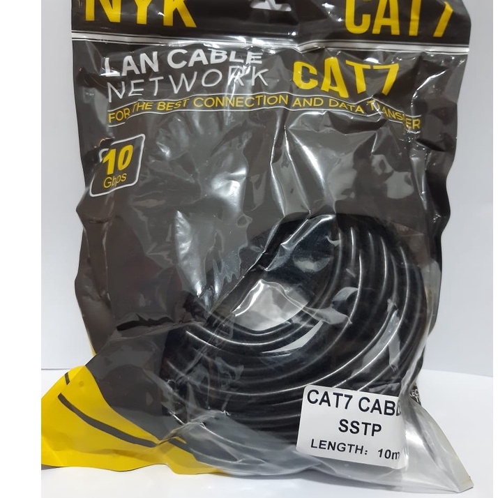 NYK Kabel Lan 10Meter Cat7 SSTP 10Gbps