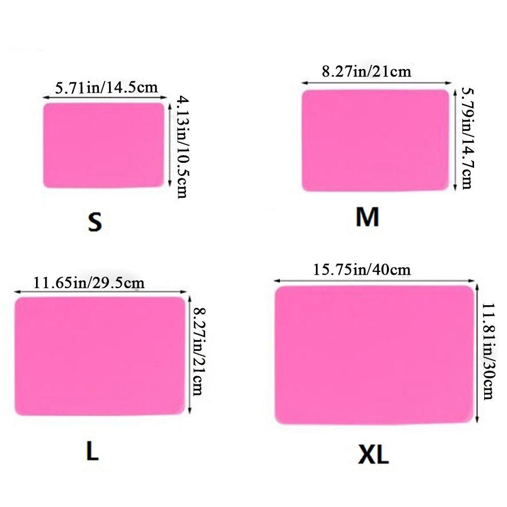 [Elegan] Pad Aman Multifungsi Biru &amp; Merah Muda Untuk Membuat Perhiasan Epoxy Resin Cetakan Aksesoris