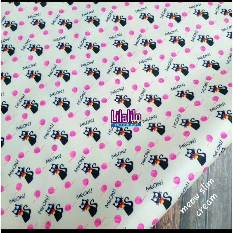 LONGCH*MP SLIM CAT BIRU/CREAM/PINK