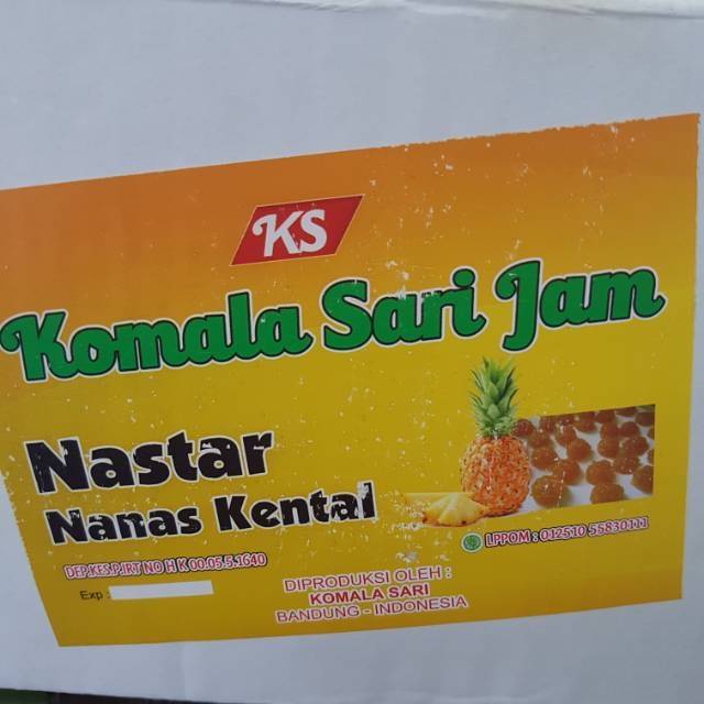 

Isian Kue Nastar / Selai Nanas Komala Sari 500gr