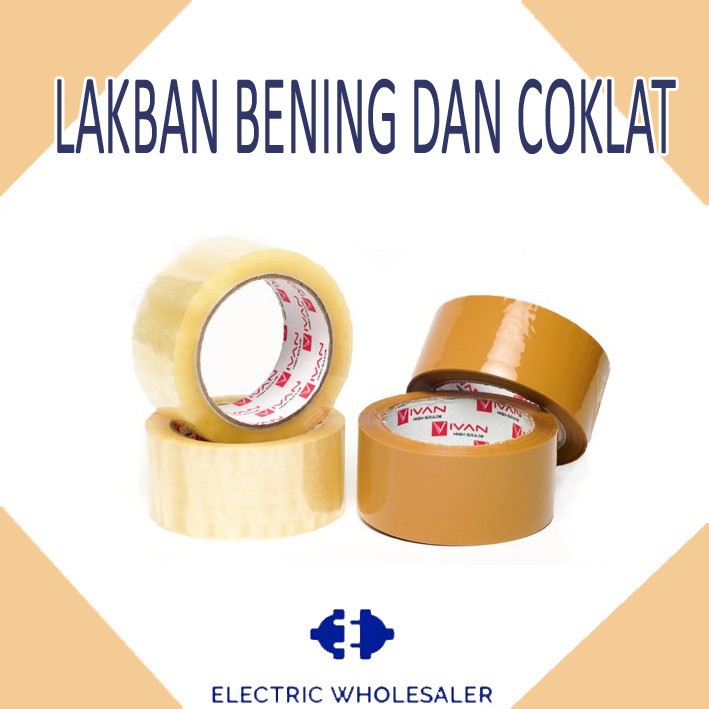 LAKBAN BENING DAN COKLAT 2 INCH X 72YRD