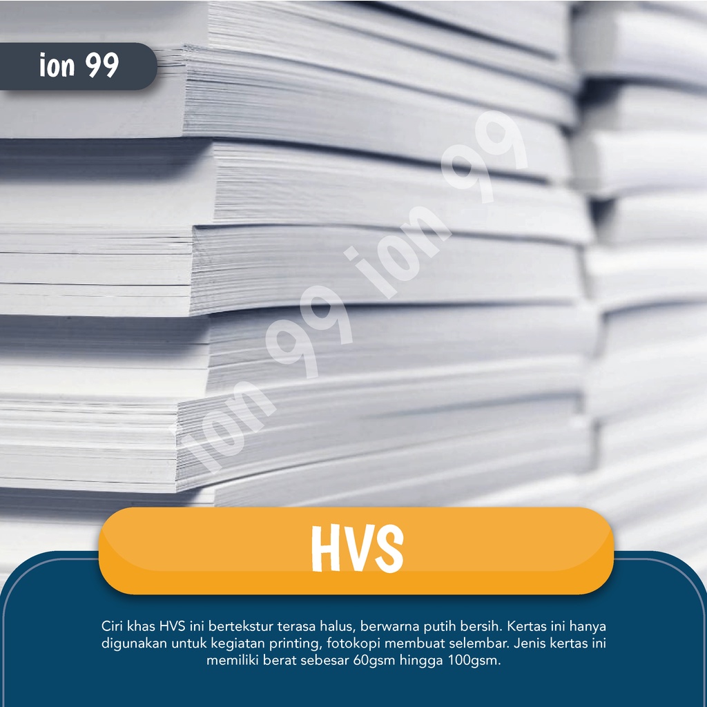 Kertas Plano Putih HVS