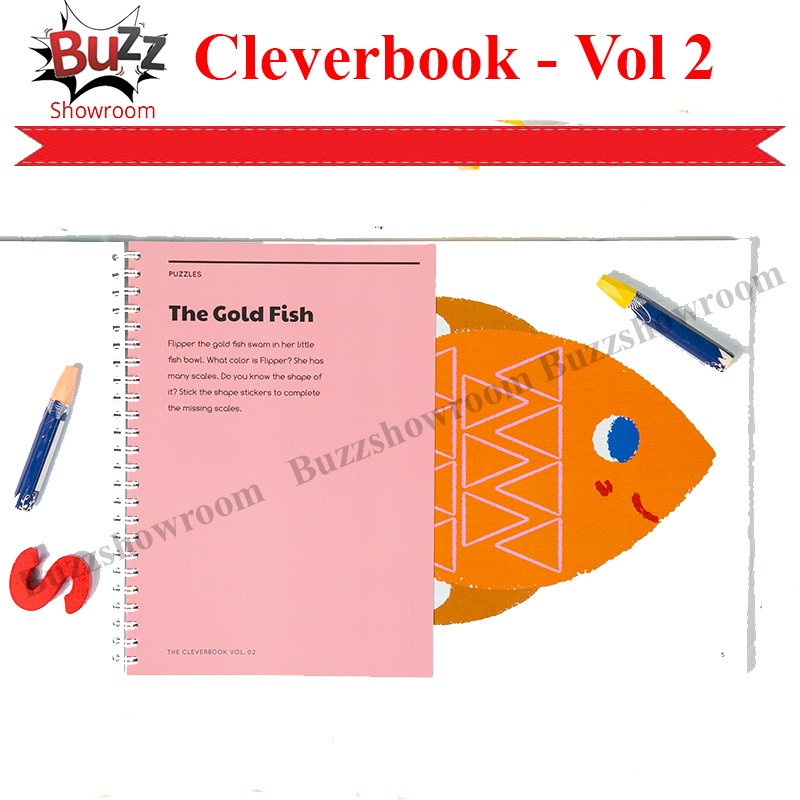 Buku Edukasi Anak Bayi Cleverbook Vol 2 24-36 bulan Cleverkins Inggris