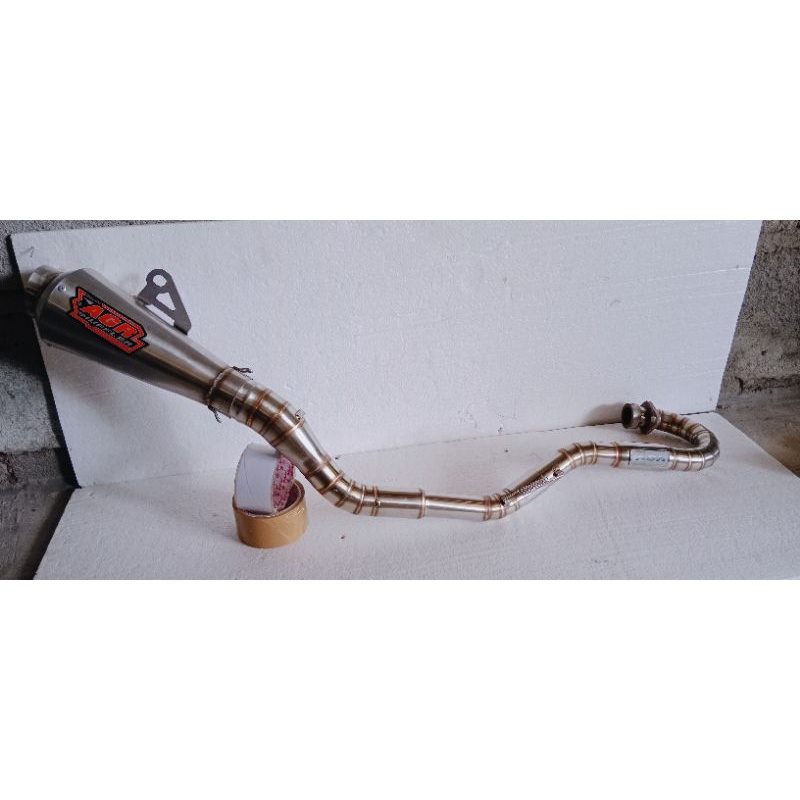 knalpot kolong atas AGR original pnp klx crf dractaker