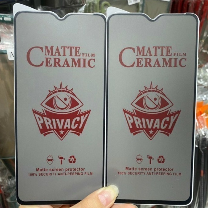 SCREEN PROTECTOR CERAMIC MATTE ANTI SPY REALME C2 A1K - FA