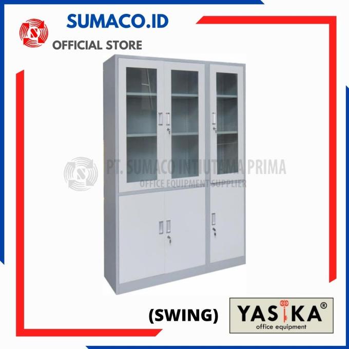 

*****] Lemari File / Arsip Cabinet || Yasika - Lemari 3 Bidang (Swing)