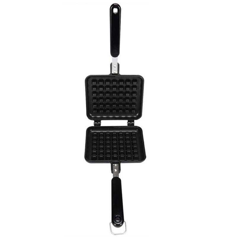 Cetakan Waffle Rectangle Shape Dessert Mold - 7019 - Black